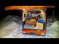 軽自動車でめっちゃ寒い雪の中の車中泊