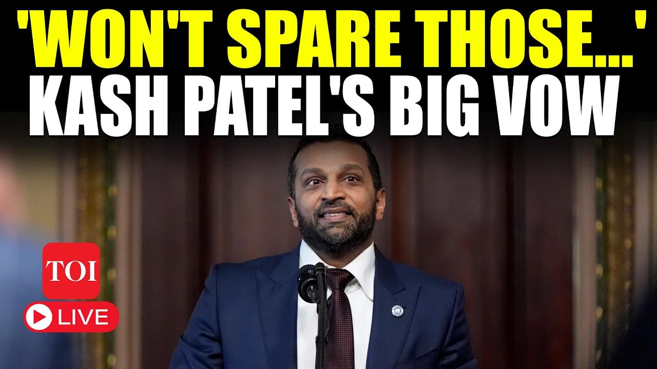 LIVE: Kash Patel Drops Bombhell; 'Situation Out Of Control... Won't ...