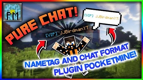 PureChat Plugin Tutorial! | Nametag & Chat Format Plugin Pocketmine! | Tutorial + Free Download!