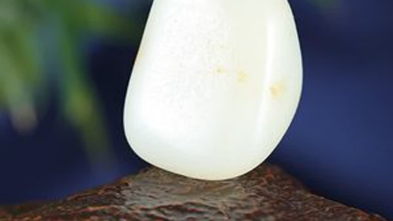玉肉像刚炼好的羊脂，不是冷硬的白，是透着暖糯的润！“脂得纯润得透”藏