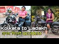 Kolkata to ladakh by bike lady rider with avenger 160  day1 ladakh 2023