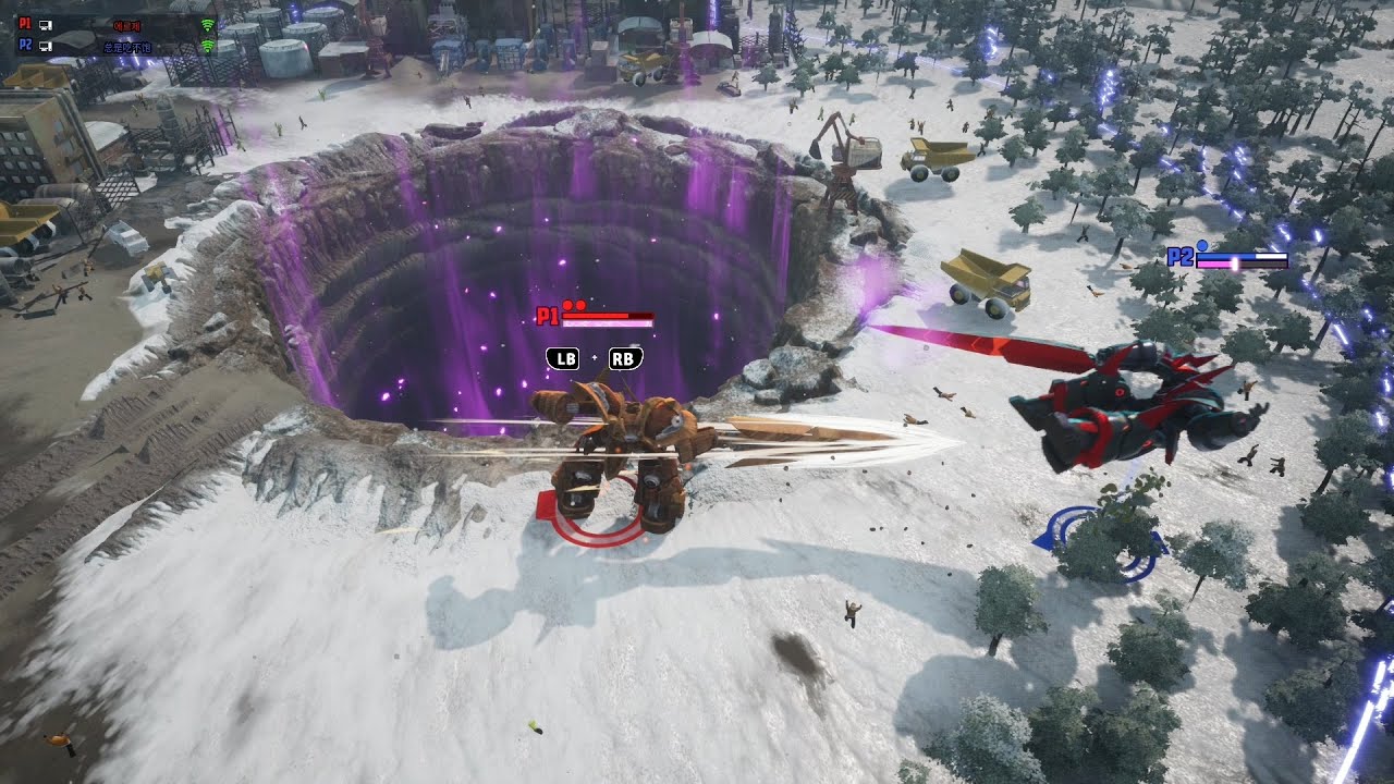 썬다 미러전! 재밌겠다!! 기가배쉬 / Gigabash /ギガバッシュ/ 온라인 1 VS 1 