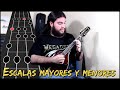 Escalas mayores y menores | Tutorial | En mandolina