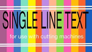 Famous Single Line Text for Cutting Machines Profile