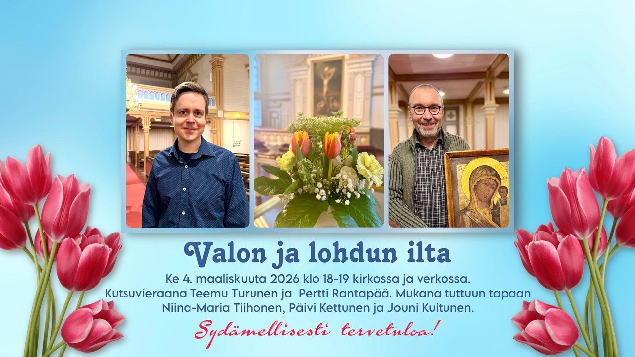 💛Valon ja lohdun ilta Kangasniemen kirkossa 4.3.2026