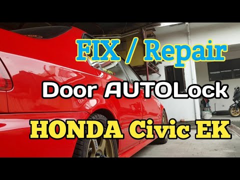 HONDA Civic EK: Stock up Door Lock Fix / Repair