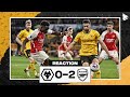 Wolves 02 arsenal  premier league match review  reaction