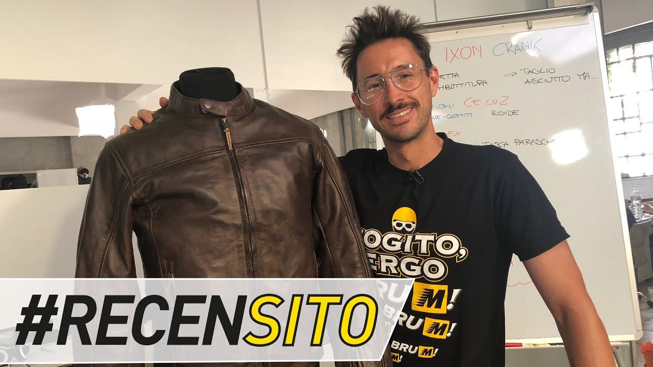 Ixon Crank. Recensione giacca in pelle vintage - YouTube