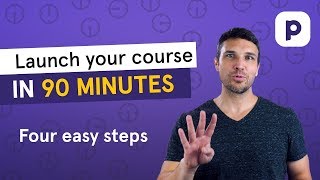 How to create an online course in 90 MINUTES (4 easy steps)