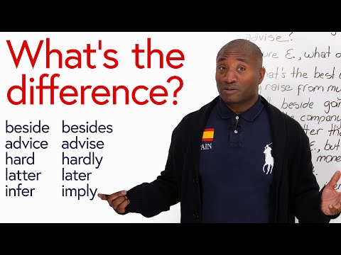 What’s the difference? 5 confusing word pairs for work