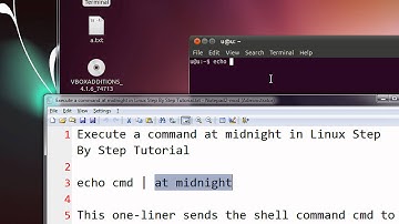 Execute a command at midnight in Linux Step By Step Tutorial