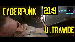 Cyberpunk 21:9 UltraWide gameplay / G-force 1080 / 50 FPS