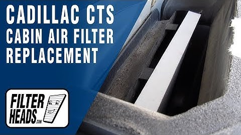 How to Replace Cabin Air Filter 2009 Cadillac CTS | AQ1042