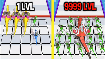 MAX LEVEL in Dino Run Battle Game