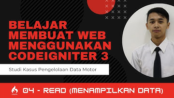 04 READ - Belajar Membuat Web Menggunakan CodeIgniter 3