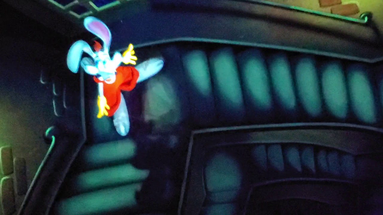 Riding on roger rabbit ride - YouTube