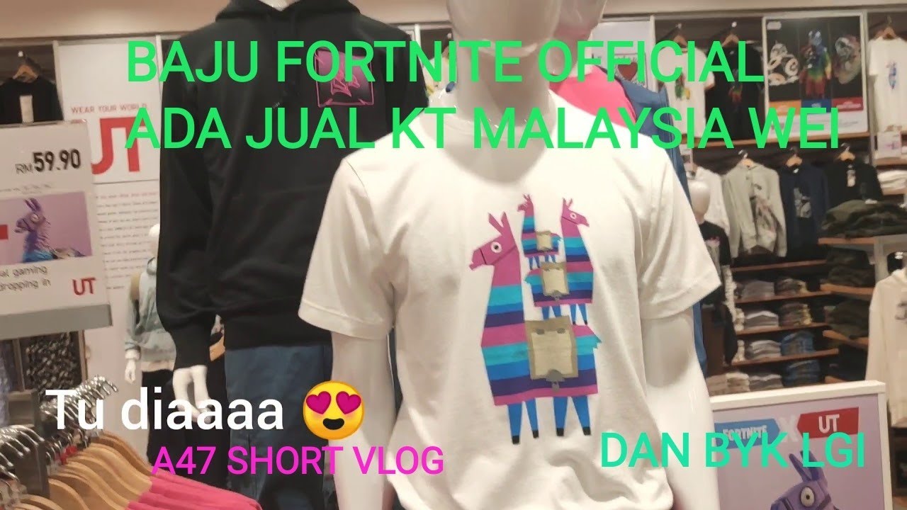 A47 Vlog Last Day On 2019 Baju Fortnite Uniqlo Baju Blizzard Hla Official Ada Jual Kat Malaysia Youtube