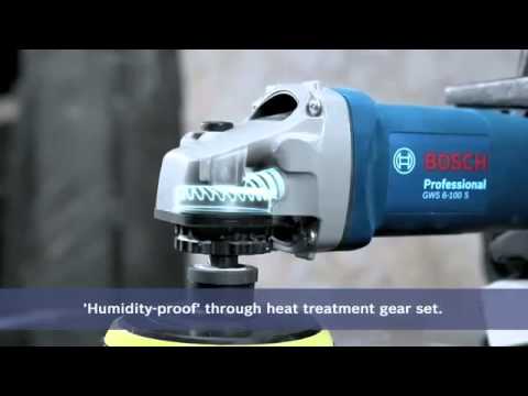 Bosch Angle Grinder Gws 6 100 S Professional Youtube