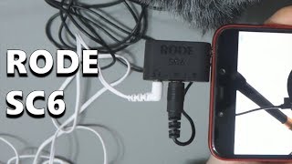 RØDE SC6 Smartphone Mic Adaptor: Bad or Broken?