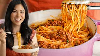 The ONLY Spaghetti & Meat Sauce Recipe You’ll Ever Need (in 30 Mins!)