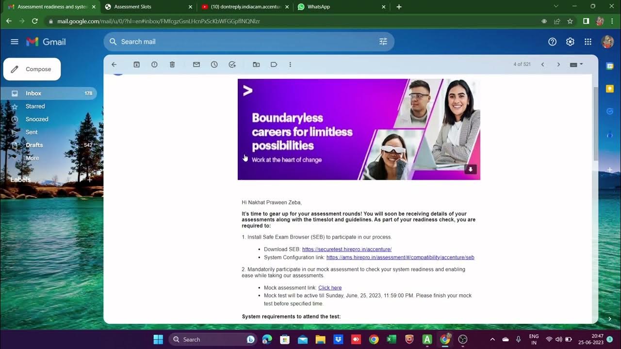 accenture-assessment-slot-confirmation-mail-how-to-book-slot