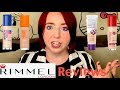 TESTING EVERY RIMMEL FOUNDATION | Mini Reviews & Wear Tests on Oily Skin