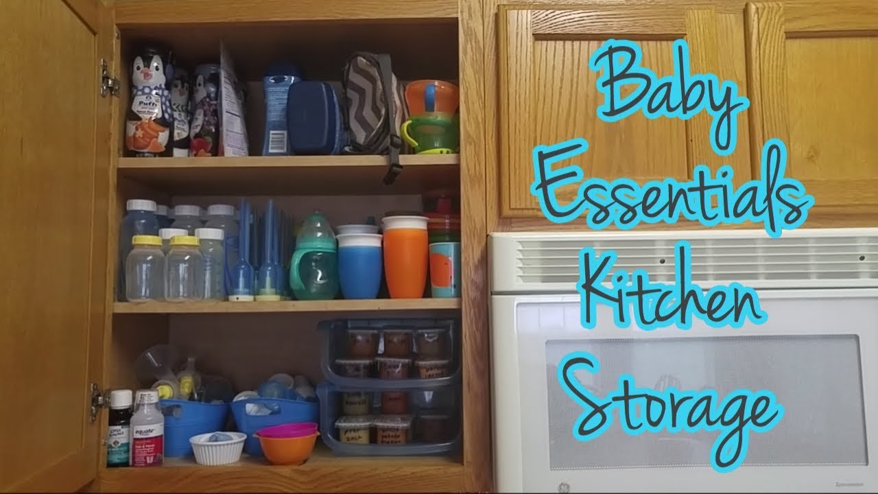 Organizing Your Kitchen to Accommodate a Baby's Things - Horderly