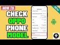 How to check oppo phone model 2024