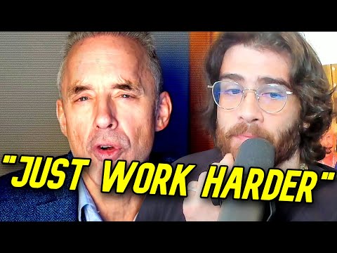 Thumbnail for Jordan Peterson says "Just Work Harder" | Hasanabi Reacts