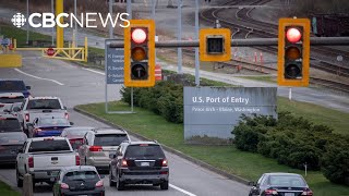 Significant dip in U.S. border crossings last month compared to March 2024