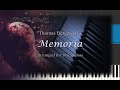 Memoria by thomas bergersen for two pianos