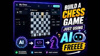 Build a Premium chess game just using ai and all just  freee 😎