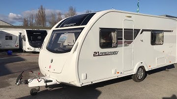 Swift Archway 4 berth fixed bed rear washroom touring caravan for sale at North Western Caravans.