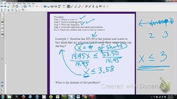 Translating Word Problems into Inequalities