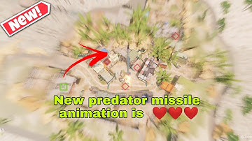 New predator missile animation in cod mobile season 6 test server