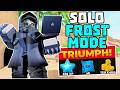 SOLO Frost Mode Triumph with Hacker + Full Guide | TDS Tower Defense Simulator