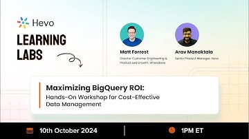 Maximizing BigQuery ROI: Hands-On Workshop for Cost-Effective Data Management
