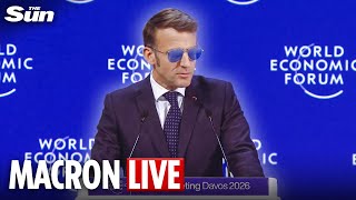 Download Lagu LIVE: Macron addresses WEF at Davos after Trump shared his text messages MP3