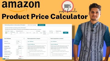 Amazon Seller Fees Calculator || How To Price My Products On Amazon