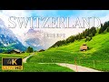 FLYING OVER SWITZERLAND (4K UHD) - Relaxing Music With Beautiful Natural Landscape (Video Ultra HD)