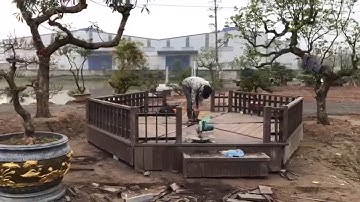 Di dời chòi gỗ nhựa cũ sang khu vực mới - quy trình lắp ghép và hoàn thiện