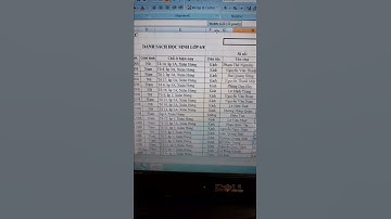 Cách hiện cột bị ẩn trong excel