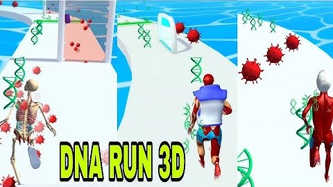 DNA RUN 3D - Gameplay Walkthrough Part 1! All levels 1-10 ( android, iOS )