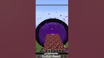 Circular Nether Portal?! #Shorts