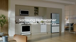 Samsung Dishwashers Featuring Storm Wash+ and Smart Dry available at RC Willey