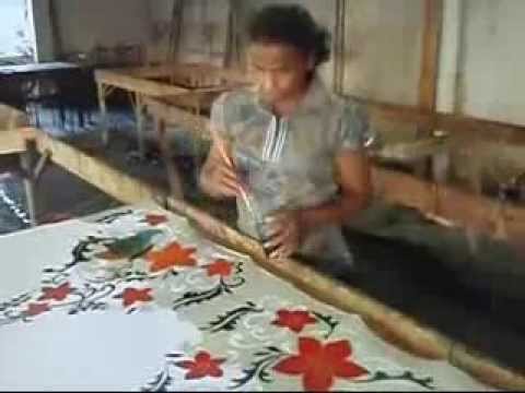 fabrication batik  peinture sri  lanka  YouTube