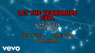 Patsy Cline - Let The Teardrops Fall (Karaoke)