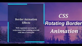 Celebrity CSS Border Animation Effects | Rotating Border Animation Effects | Border Rotation CSS Wealth