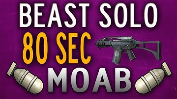 MW3 BEAST G36C 80 sec SOLO MOAB No Support on Village