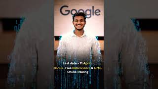 Google Internship 🔥 Free AI Course | Apply Now 🚀 #shorts